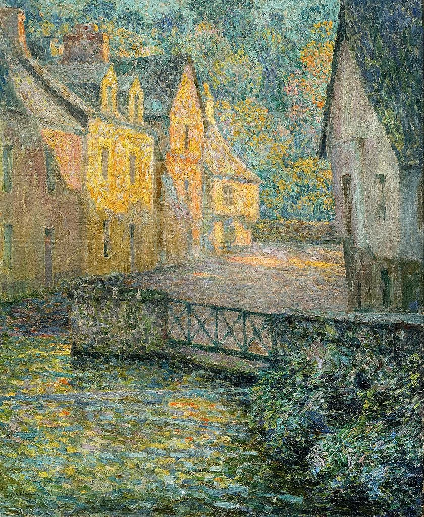 Henri Le Sidaner - 195, Mattino dorato, 1920